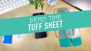 Tuff Sheet Demo Video for iPhone 15 amp iPhone 14 Series [upl. by Sokul269]