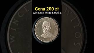 100 złotych Wincenty Witos 1984 Skrętka monety numizmatyka destrukt Cena aukcje licytacje [upl. by Dibru]