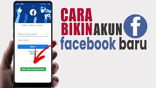 Cara Membuat Akun Facebook Baru di HP Android  Daftar FB Dengan Mudah [upl. by Moorish]