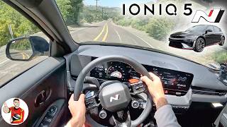 Hyundai Just Made the First Enthusiast EV  IONIQ 5 N Drive Review POV [upl. by Nylcoj]