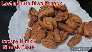 I Made Diwali NimkiNamak Paare [upl. by Hailed]