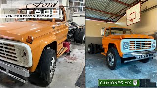 ¡RENOVACION de Ford F600 1974 SE VENDE en Camiones Mx [upl. by Roosnam155]