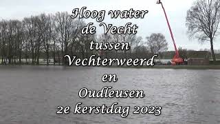 Hoog water de Vecht kerst 2023 [upl. by Ellenaj257]