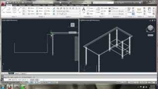 AutoCAD 2013  3D Modeling Basics  Desk  Brooke Godfrey [upl. by Sadoff]