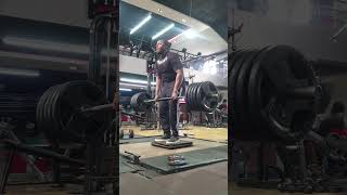 220kg deficit deadlift motivation squatbenchdeadlift deadliftexercise gym crossfit gymdeadlift [upl. by Ennaxxor]