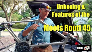 Moots Cycles Routt 45 with Shimano Ultegra Di2  Unboxing amp Features [upl. by Joung915]