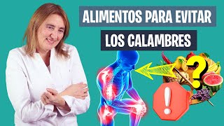 ALIMENTOS para EVITAR los CALAMBRES  Cómo prevenir calambres musculares  Nutrición deportiva [upl. by Tenay]