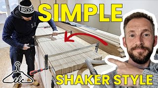 Simple Shaker Style  The EASIEST Shaker Style Doors Fast [upl. by Akcebar]