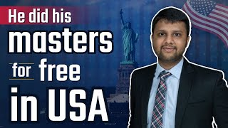 He completed his data science masters in USA for FREE [upl. by Clarhe]