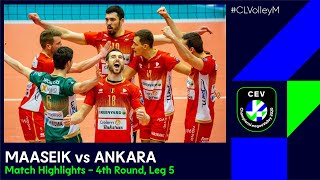 CLVolleyM  VC Greenyard MAASEIK vs Halkbank ANKARA  Match Highlights [upl. by Atat]