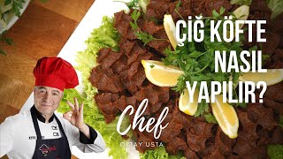 Evde ÇİĞ KÖFTE nasıl yapılır  Oktay Usta [upl. by Currey]