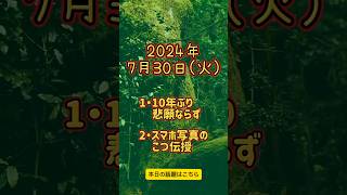 2024年7月30日 岐阜で起こった出来事を新聞販売店が紹介 [upl. by Norrehs246]