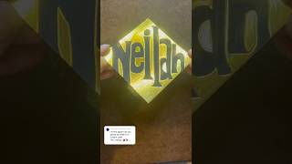 NEILAH scratchart nameart name art lettering trending viralvideo shorts letteringart fyp [upl. by Adim496]