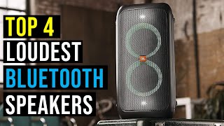 ✅Top 4 Best Loudest Bluetooth Speakers in 2023  The Best Loudest Bluetooth Speakers  Reviews [upl. by Leighton]