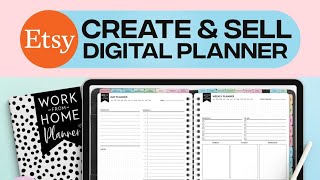 How to Make A Digital Canva Planner and Sell It on Etsy 2024 [upl. by Eatnad]