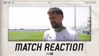 MATCH REACTION  Sonny Bradley  Stockport County [upl. by Berlauda]