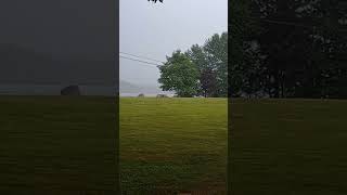 thunderstorm at pushaw lake in glenburn Maine today [upl. by Joyce]