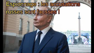 FN Les allégations despionnage de la Russie sur des diplomates expulsés sont sans fondement [upl. by Orvah]