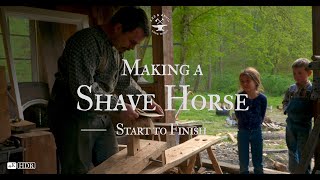 Making a Shave Horse from Start to Finish [upl. by Ahcila39]