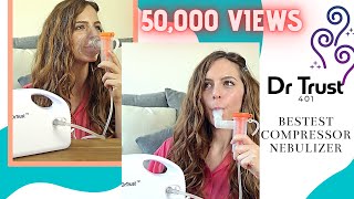 Dr Trust USA Bestest Compressor Nebulizer Machine 401  Unboxing and Use [upl. by Halyk]