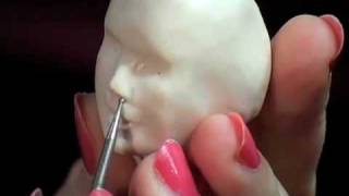 How To Sculpt Pretty Faces in Polymer Clay Tutorial Highlight Reel [upl. by Uv830]