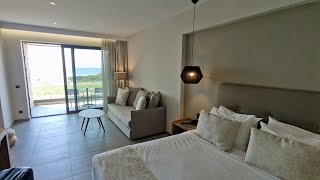 Portes Lithos Luxury Resort  Chalkidiki  Nea Potidea  Roomtour Junior Suite Sea Front [upl. by Annaierb]