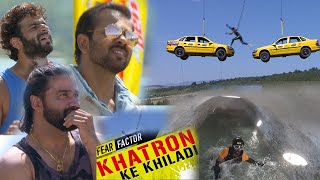 Dharmesh Ne Kiya Water Tank Task Dharmesh Ne Rohit Shetty Banke Karishma Ki Li Class KKK10 [upl. by Anyale]