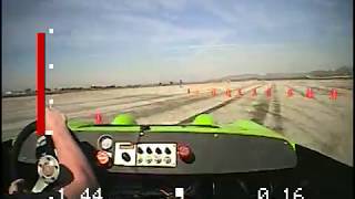 Jeff Kiesel SCCA autocross in car video Turbo Rotary Bugeye Sprite 3109 El Toro [upl. by Econah]