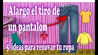 Como Reducir El Tiro Y Ancho De Piernas En Jeans  How To Downsize Jeans  Lo Que Debes Saber [upl. by Thera]