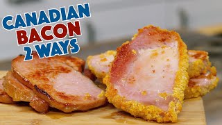 Canadian Makes Canadian Bacon Recipe Peameal Bacon Back Bacon Recipe [upl. by Elehcar620]