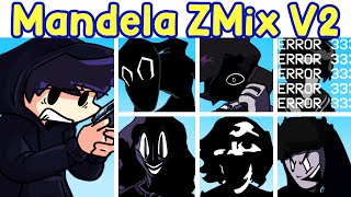 Friday Night Funkin Mandela Catalogue ZMix V2 ULTIMATE VERSION Think V2 Encounter V2 FNF Mod [upl. by Peterus]