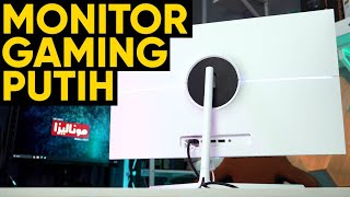 Gaming Monitor Warna Putih 2K 165Hz Paling Murah  Review Titan Army 27A2R [upl. by Yeroc]