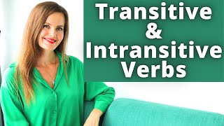 TRANSITIVE and INTRANSITIVE Verbs in English language English Grammar [upl. by Ayotahs]