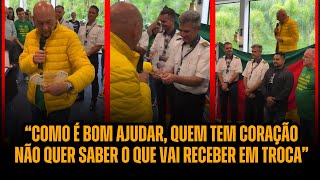 LUCIANO HANG FAZ HOMENAGEM A PILOTOS E MECÂNICOS QUE AJUDARAM O RIO GRANDE DO SUL VÉIO DA HAVAN [upl. by Naghem75]