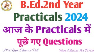 आज Practical में पूछे गए Questions BEd Practicals [upl. by Telfore355]