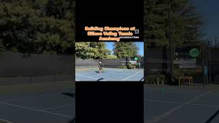 This is how we build champs at Silicon Valley Tennis Academy atptour wta [upl. by Upshaw]