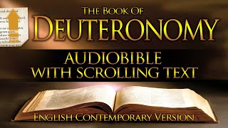 Holy Bible Audio DEUTERONOMY 1 to 34  With Text Contemporary English [upl. by Arundell]