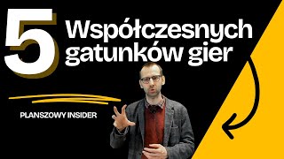 PLANSZOWY INSIDER 9  Podstawowe gatunki gier [upl. by Thorin]