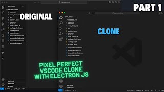 Full VSCode Clone With Electron JS React JS Monaco Editor Library amp CSS Grid  Part 1 [upl. by Eisak]