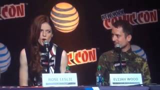 Rose Leslie You Know Nothing John Snow New York ComicCon NYCC 2015 Vin Diesel Elijah Wood [upl. by Rehpotsyrhc]