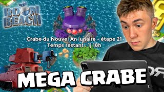 ON FAIT LE CRABE DU NOUVEL AN LUANIRE SUR BOOM BEACH [upl. by Edmond]