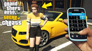 GTA 5  Secret Phone Cheats PC PS4 Xbox One PS3 amp Xbox 360 [upl. by Schwing]