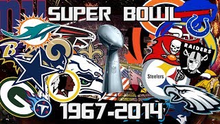 NFL All Super Bowl Winners 19672014 [upl. by Kailey]