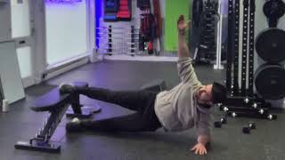 Adductor Exercise With Lateral Hip Shift On Bench [upl. by Chute833]