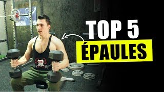 Musculation  Les 5 meilleurs exercices pour les épaules [upl. by Tung]