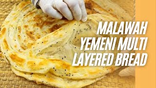 How to make Yemeni Multi Layered Bread Step by Step [upl. by Finley]