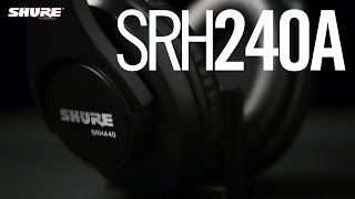 Shure SRH240A Professioneller Kopfhörer für den Einstieg [upl. by Nojad]