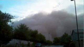 Driving into a massive Dust storm in Gilbert Arizona Haboob [upl. by Iago]