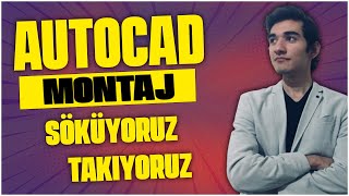 ✅ AUTOCAD 2021 MONTAJ ÇİZİMİ ✅  AUTOCAD DERSİ [upl. by Sedecram]