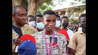 Ketasco headmaster introduces NSMQ team to the Chiefs of Keta on their arrival after the contest [upl. by Anala433]